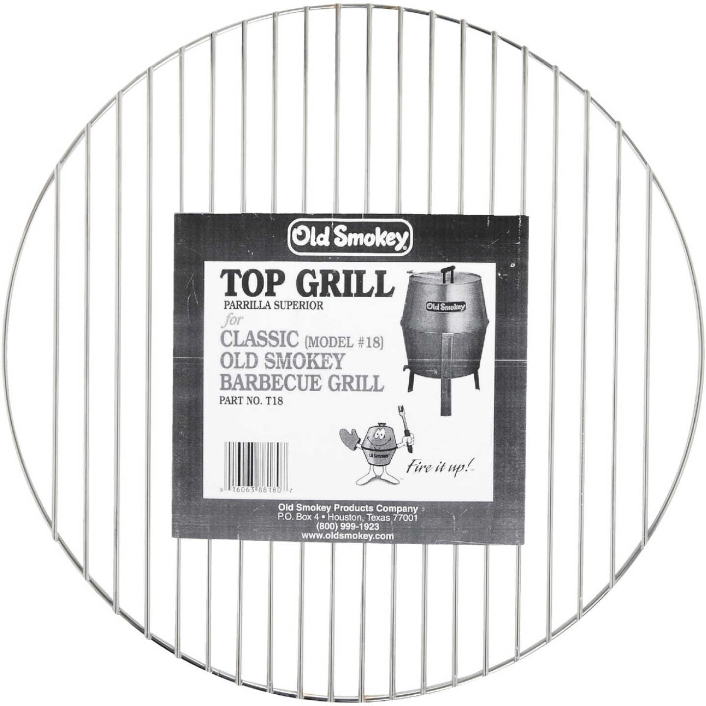 Old Smokey 17 In. Aluminized Steel Top Grill Grate Image 2