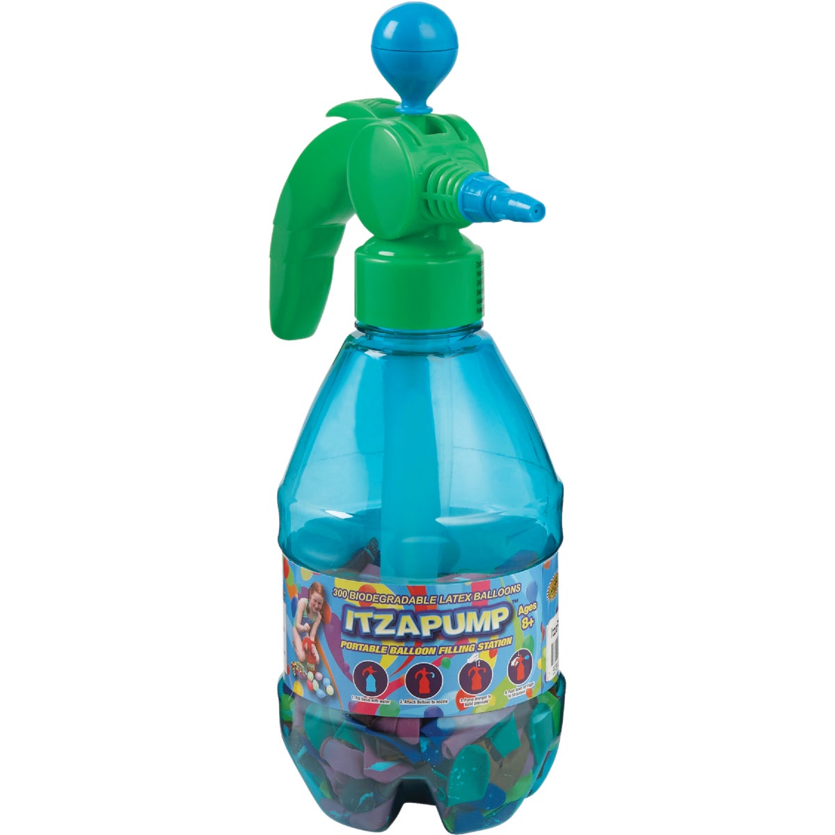Water Sports ItzaPump Water Balloon Pump with 300 Balloons