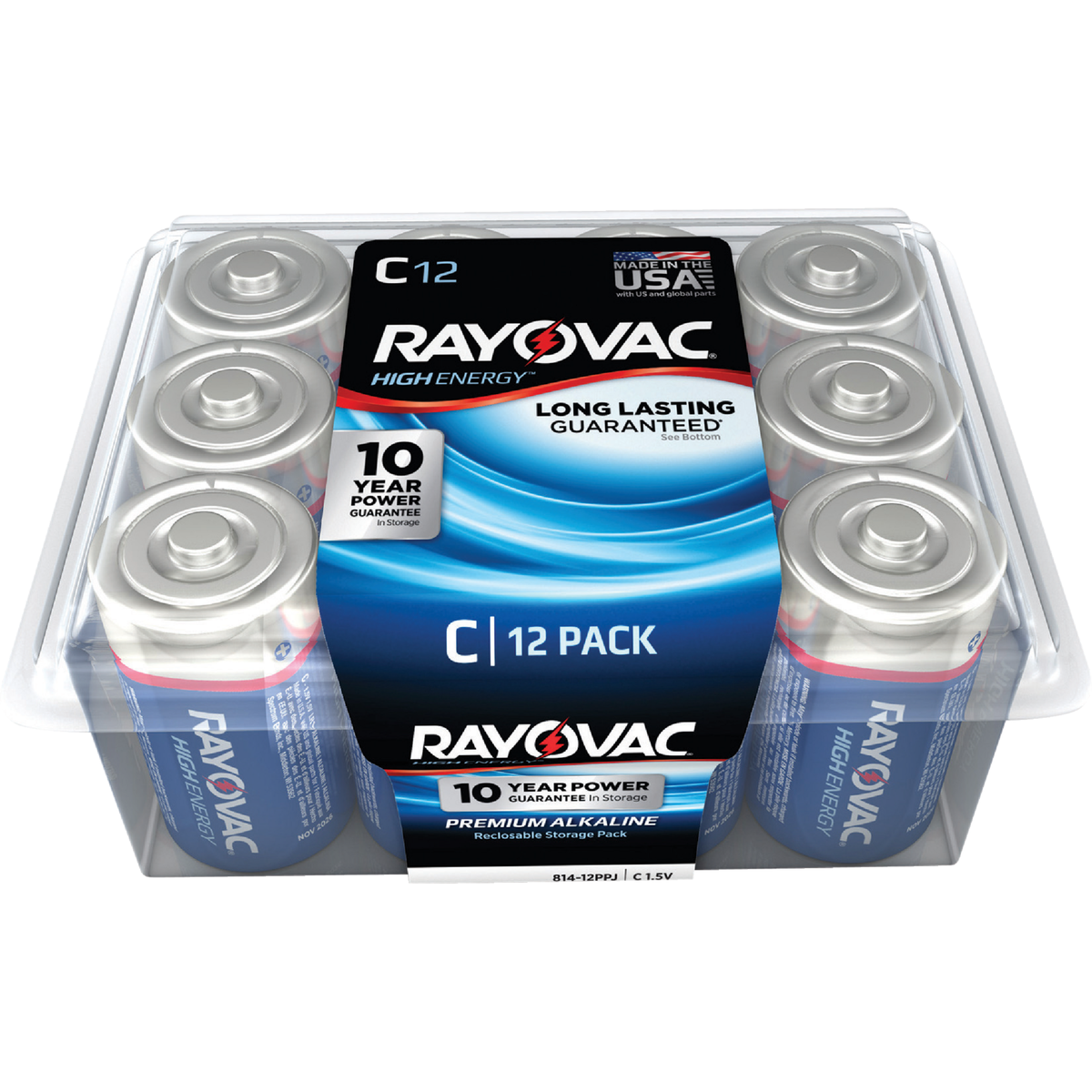 Rayovac High Energy C Alkaline Battery (12-Pack) Image 1
