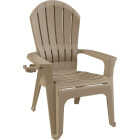 Adams Big Easy Biscuit Resin Adirondack Chair Image 1
