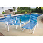 ALUM PVC STRAP CHAISE Image 7