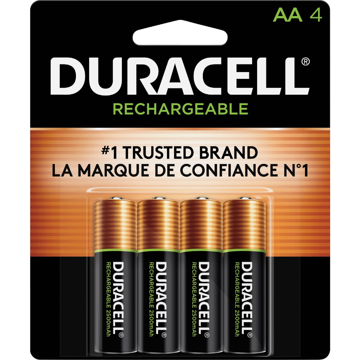 Duracell AA NiMH Rechargeable Battery (4-Pack) Image 1