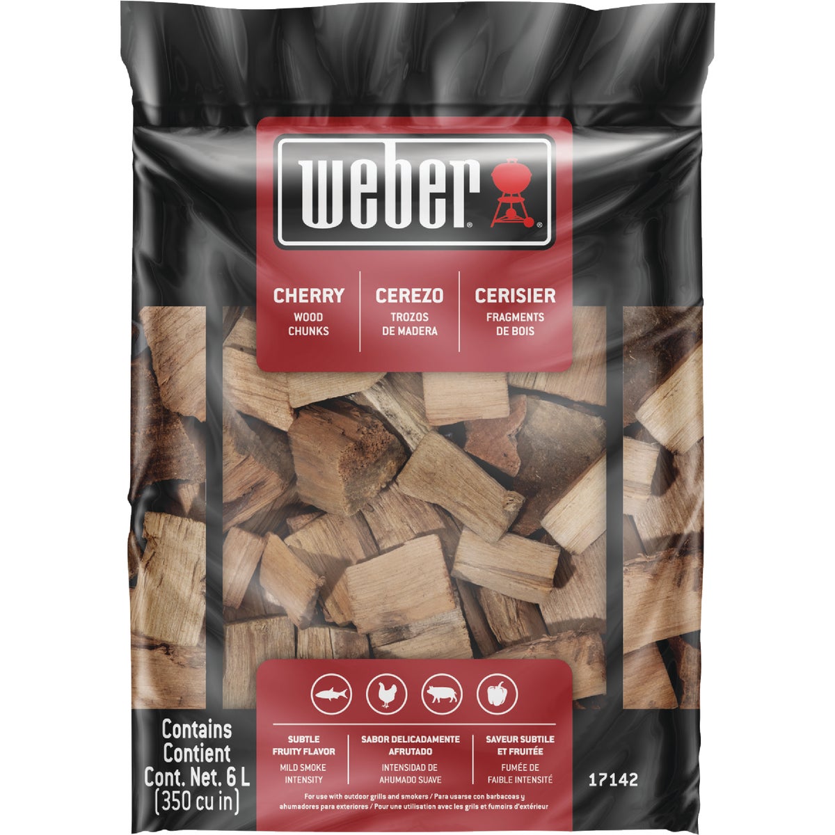 Weber 350 Cu. In. Cherry Wood Chunks