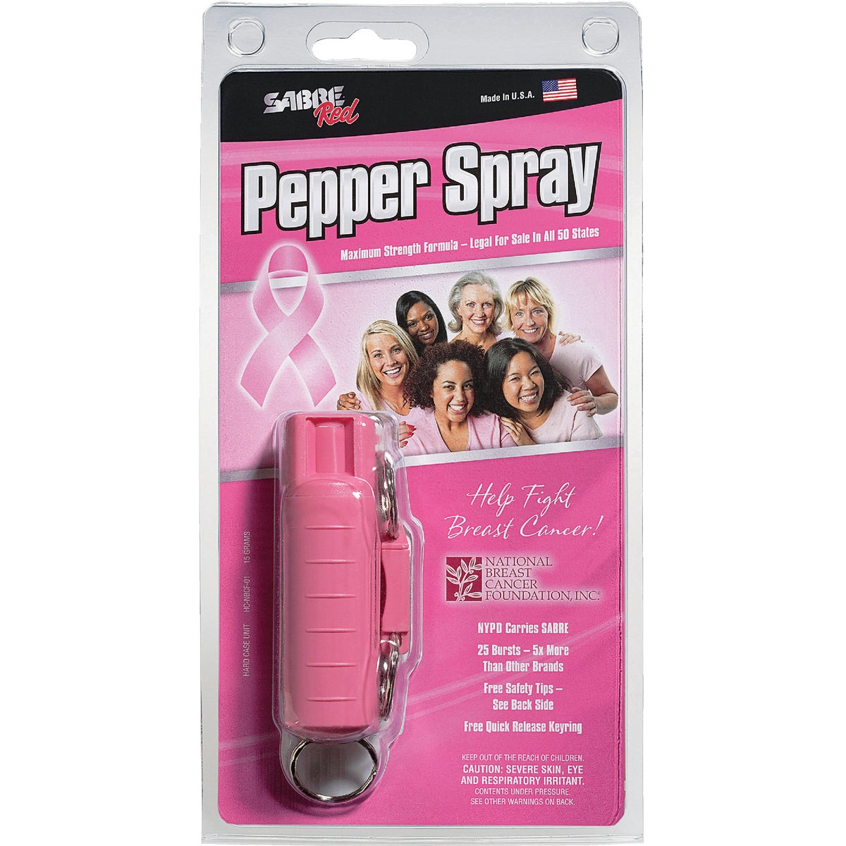 Sabre Red 0.54 Oz. Pink Self-Defense Pepper Spray