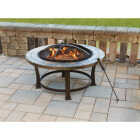 Outdoor Expressions 34 in. Antique Bronze Round Steel Fire Pit Image 2