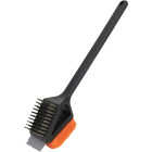 Mr. Bar-B-Q Long Handle Dual Head Grill Brush Image 1