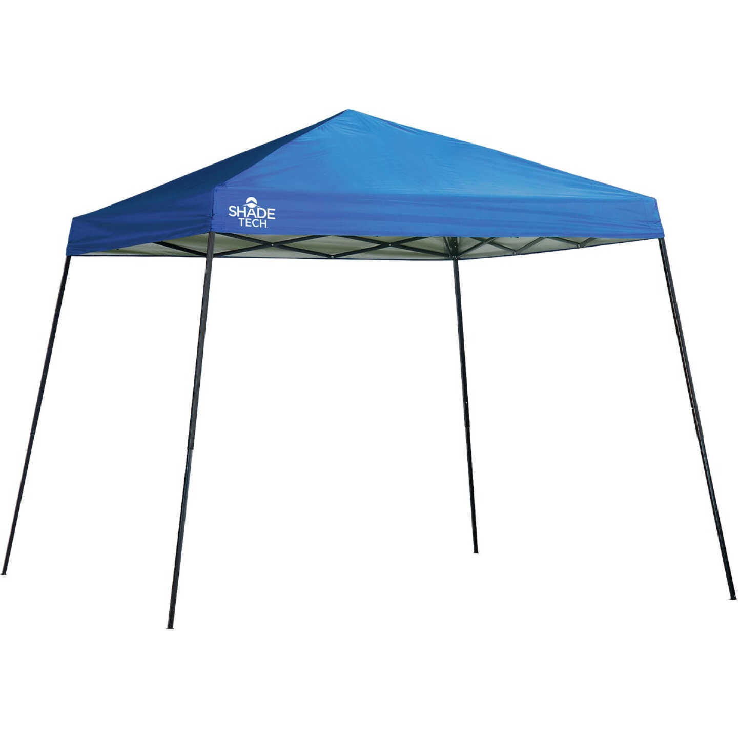 Quik Shade Shade Tech 10 Ft. x 10 Ft. Blue Aluminex Fabric Canopy Image 1