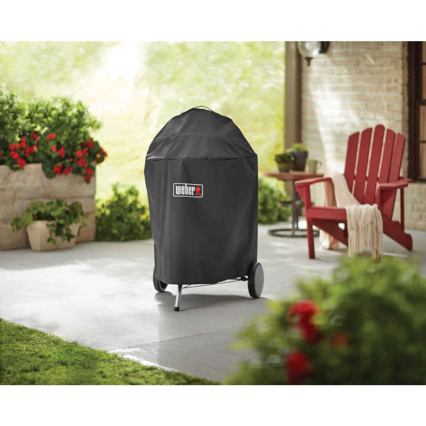 Weber Premium Black 22 In. Grill Cover Image 2