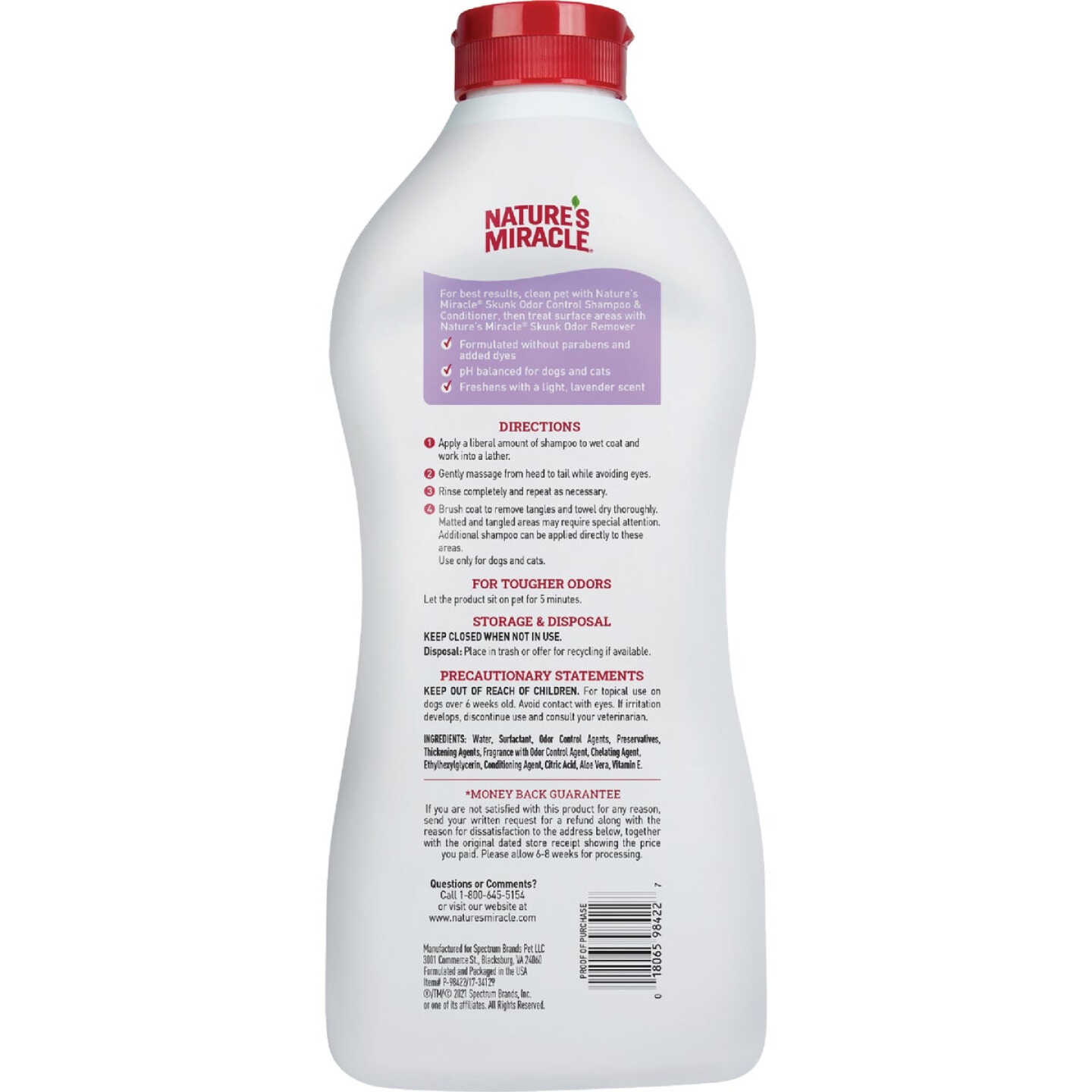 Nature's Miracle 1 Qt. Skunk Odor Eliminator Image 2