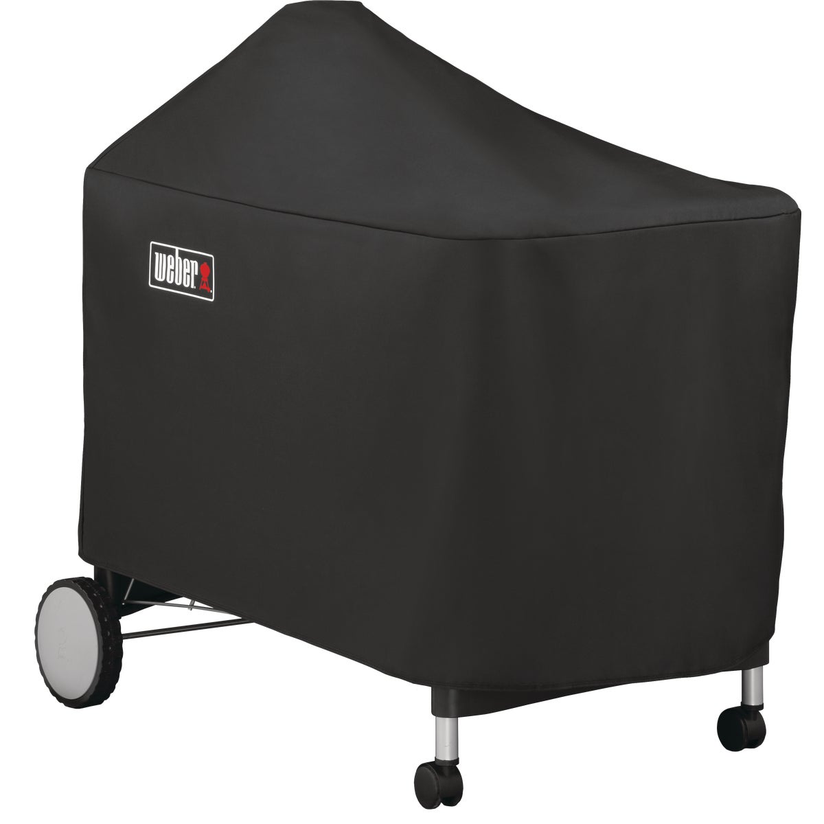 Weber Performer Premium Deluxe Black 22 In. Grill Cover Image 4