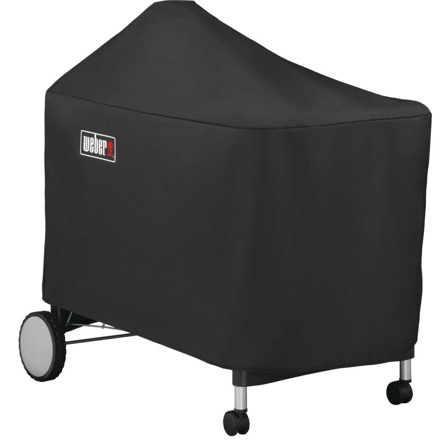 Weber Performer Premium Deluxe Black 22 In. Grill Cover Image 4