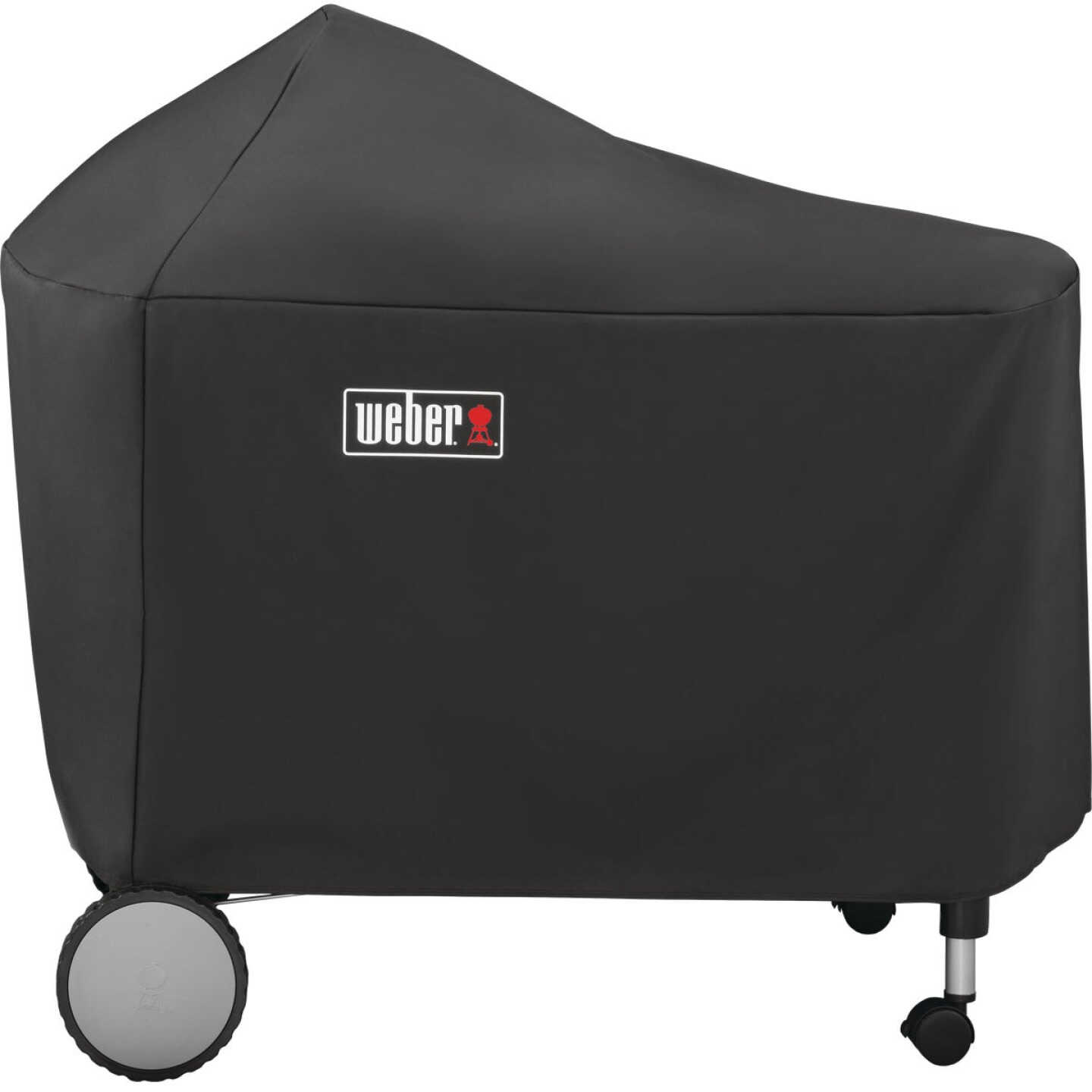 Weber Performer Premium Deluxe Black 22 In. Grill Cover Image 5