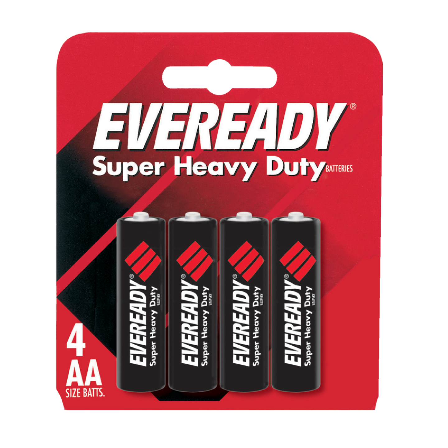 Eveready Super Heavy Duty AA Carbon Zinc Battery (4-Pack) Image 1