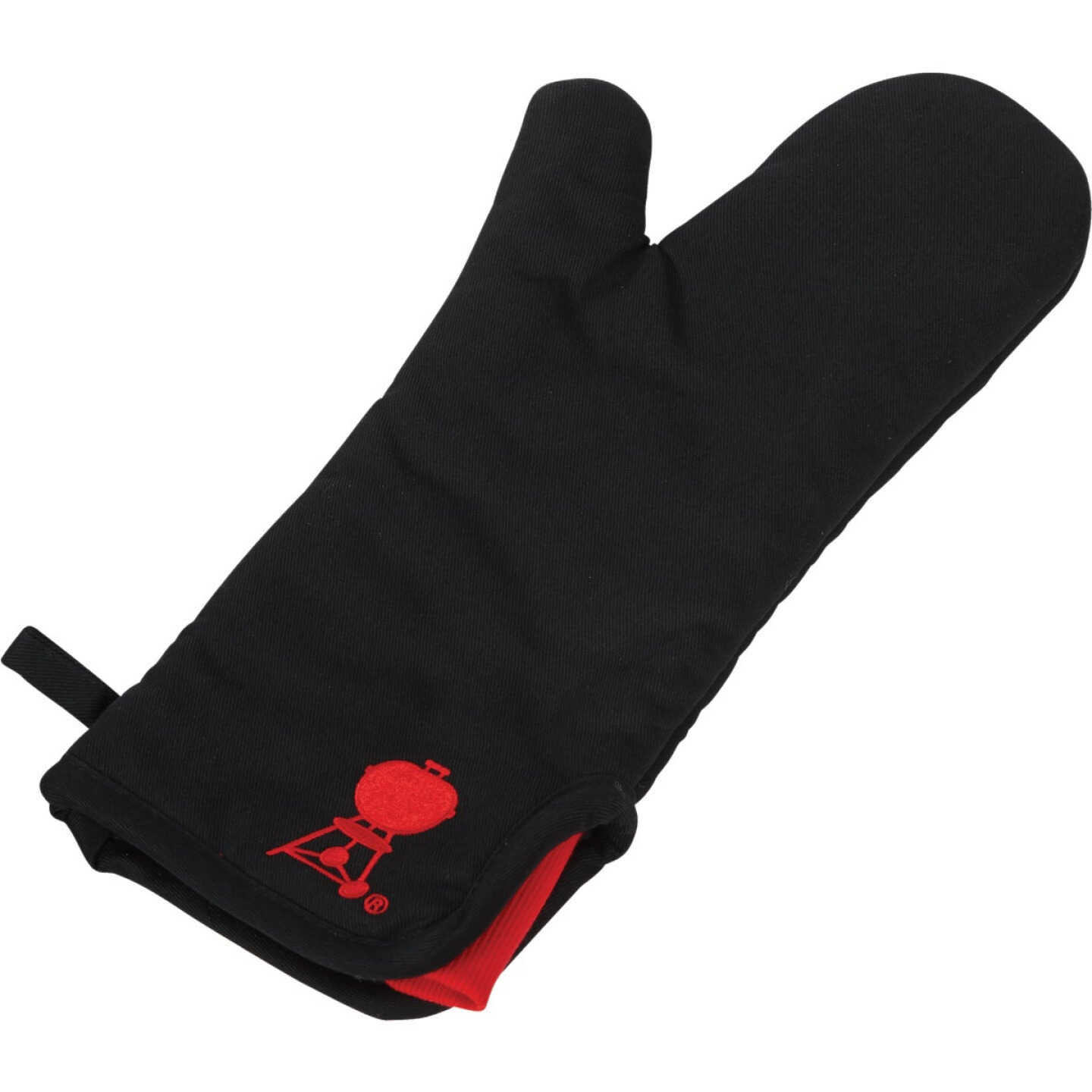 Weber 15.5 In. Black Cotton Barbeque Mitt Image 1