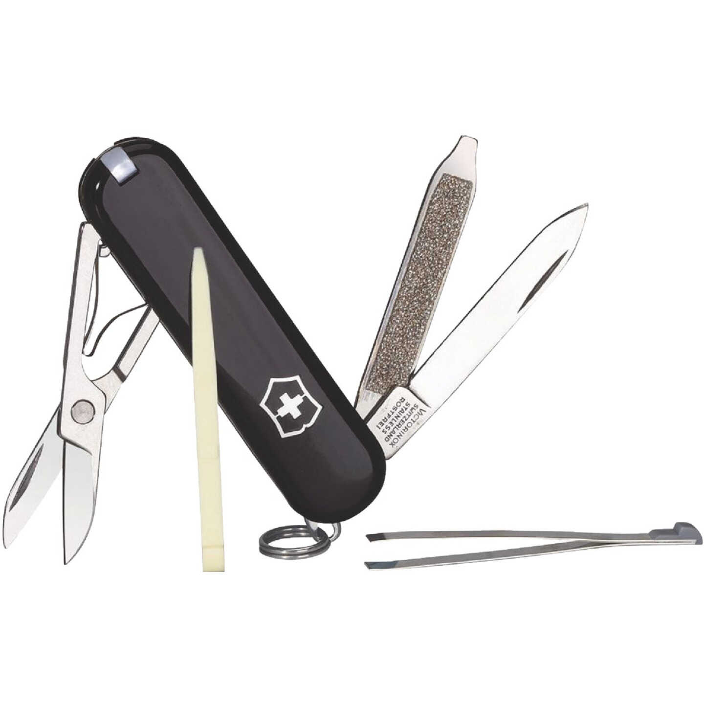 Victorinox Classic 7-Function 2-1/4 In. Black Swiss Army Knife Image 1