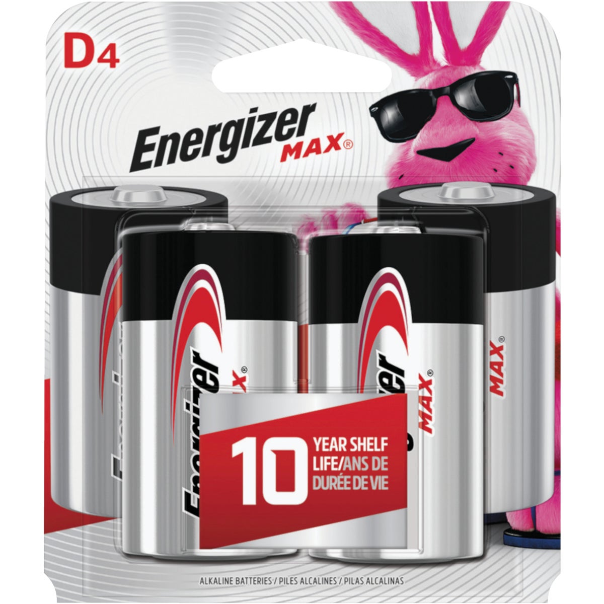 Energizer Max D Alkaline Battery (4-Pack) Image 1
