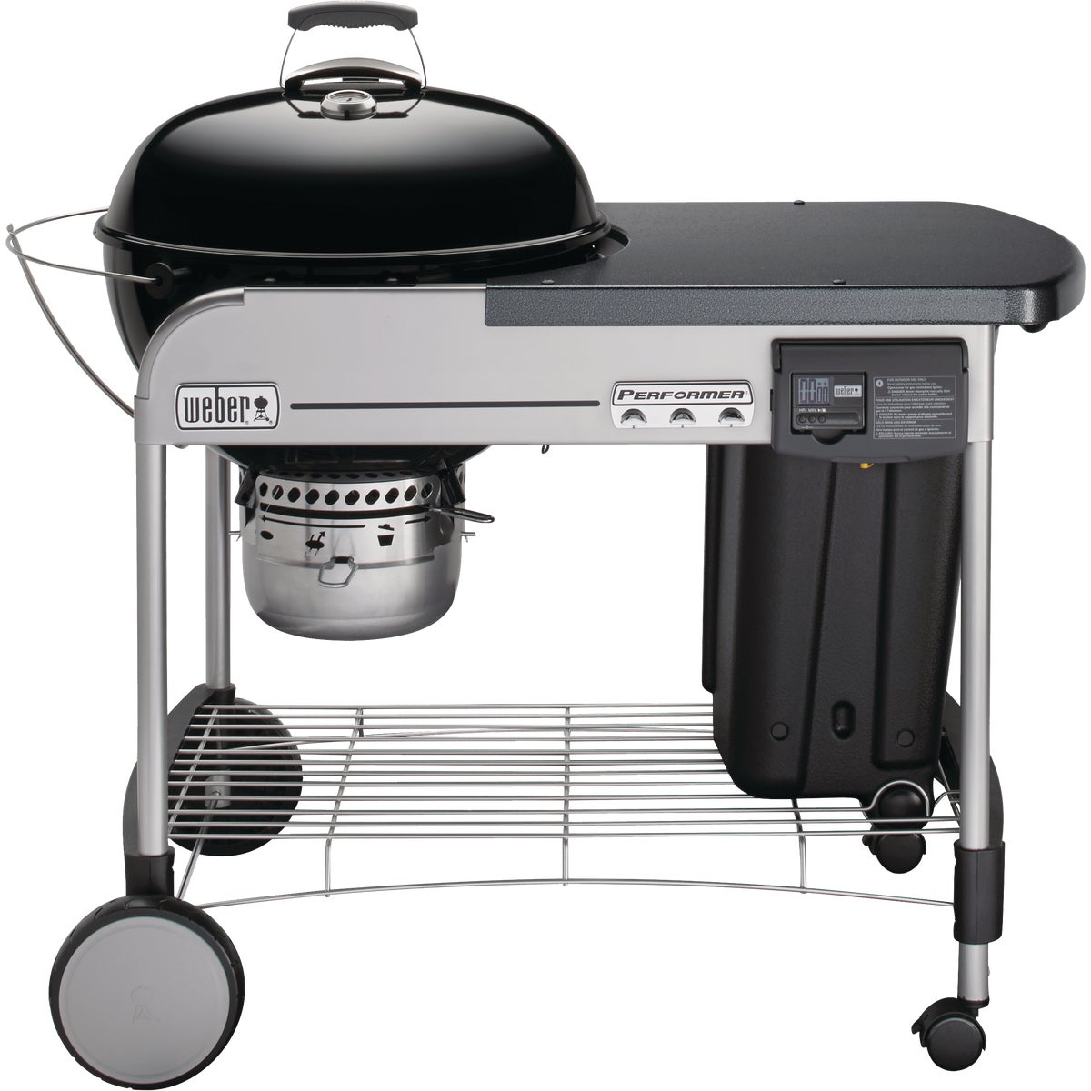 Weber Performer Deluxe 22 In. Charcoal Grill, Black Image 5