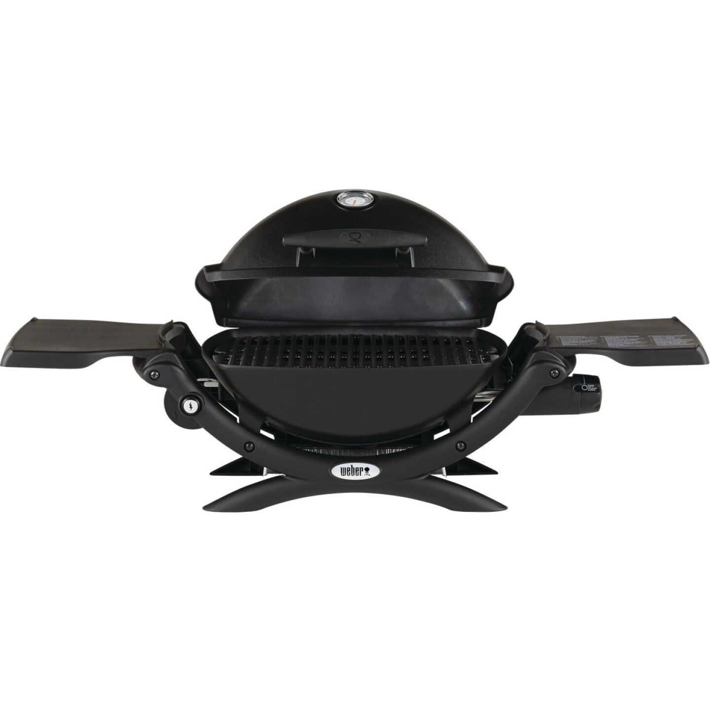 Weber Q 1200 1-Burner Black 8,500-BTU LP Gas Grill Image 7
