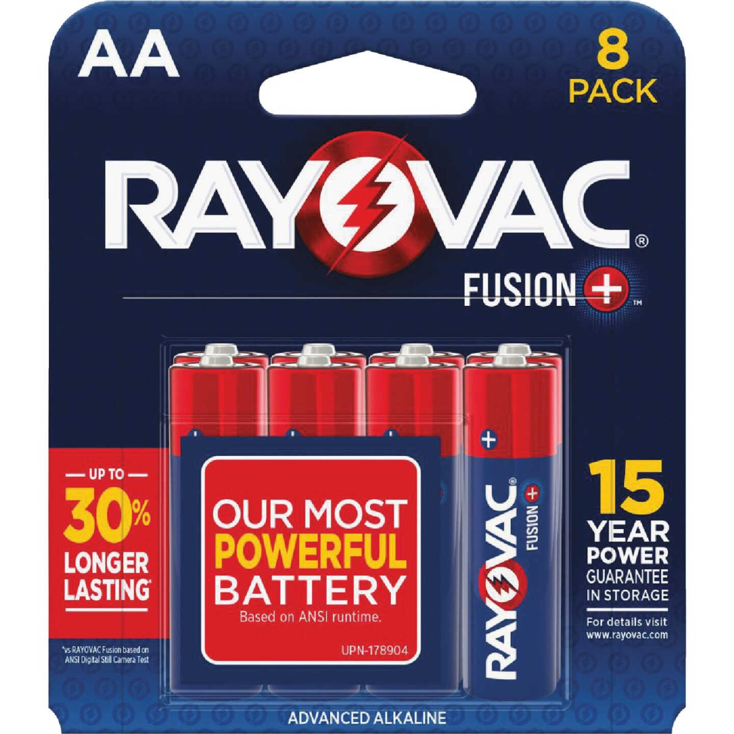 Rayovac Fusion AA Alkaline Battery (8-Pack) Image 1