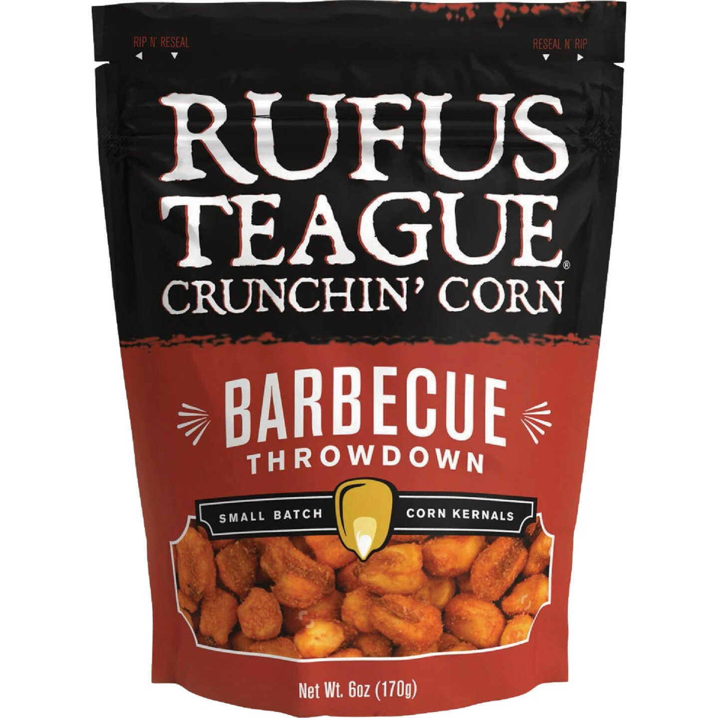 Rufus Teague Crunchin' Corn 6 Oz. BBQ Throwdown Corn Kernels Image 1