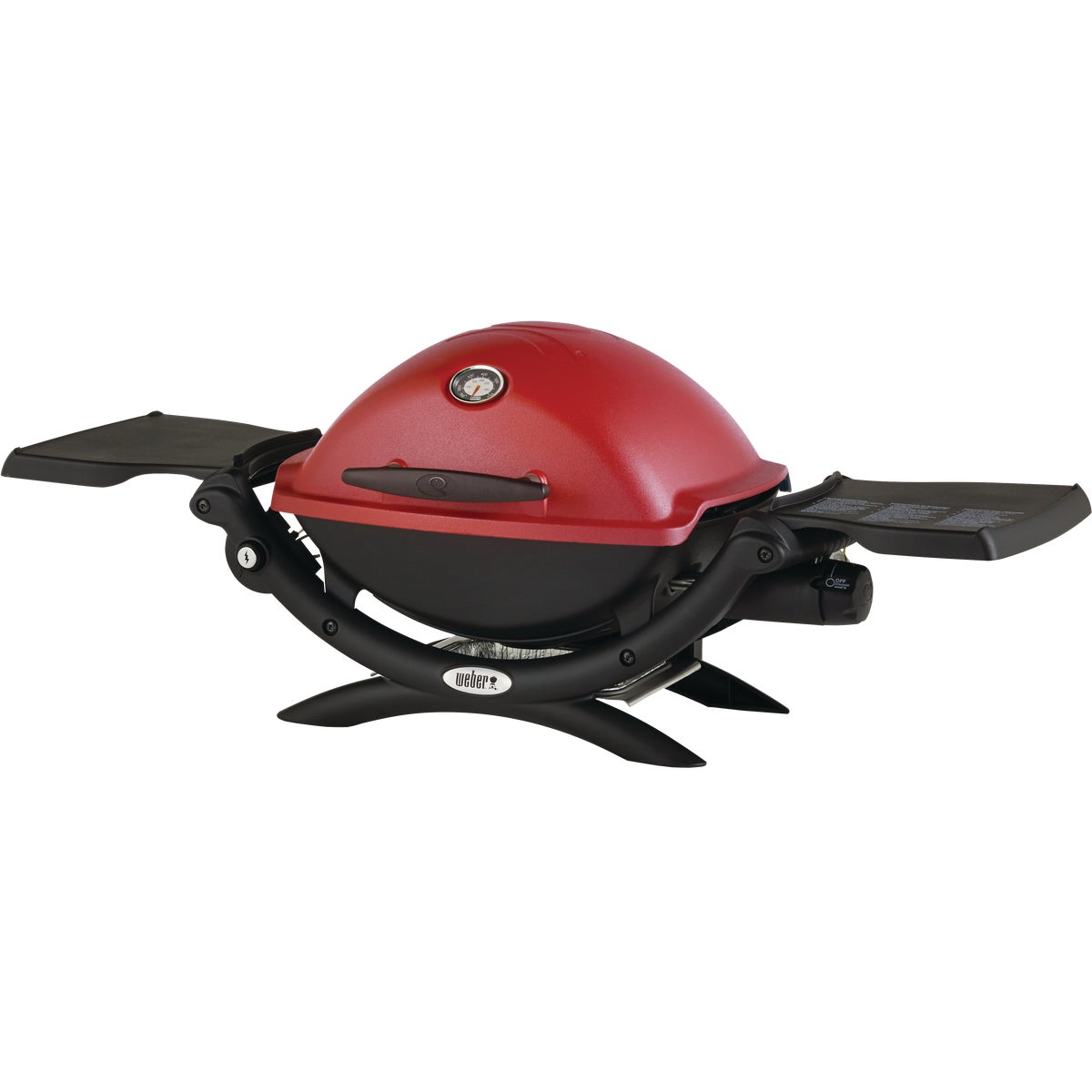 Weber Q 1200 1-Burner Crimson 8,500-BTU LP Gas Grill Image 3