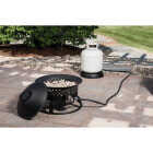 Bond Aurora 18 In. Bronze Round Steel Gas Fire Pit Image 2