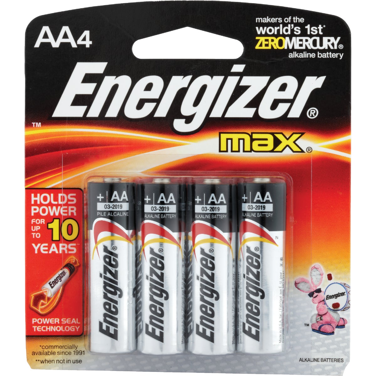 Energizer Max AA Alkaline Battery (4-Pack) Image 2