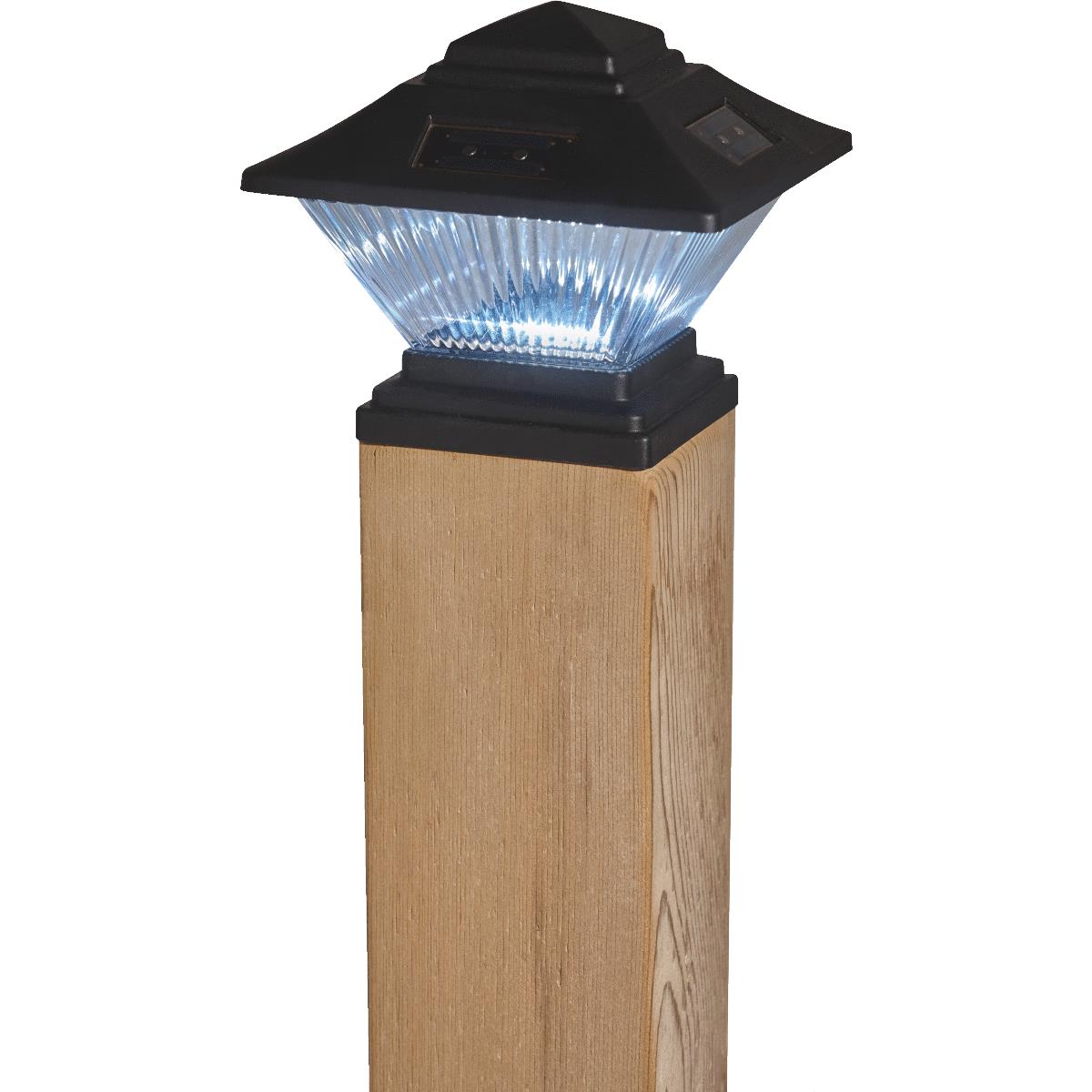 6" 2PK POST SOLAR LIGHT
