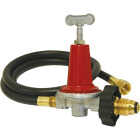 Bayou Classic 48 In. Thermoplastic High Pressure LP Hose & Adjustable Regulator Image 1