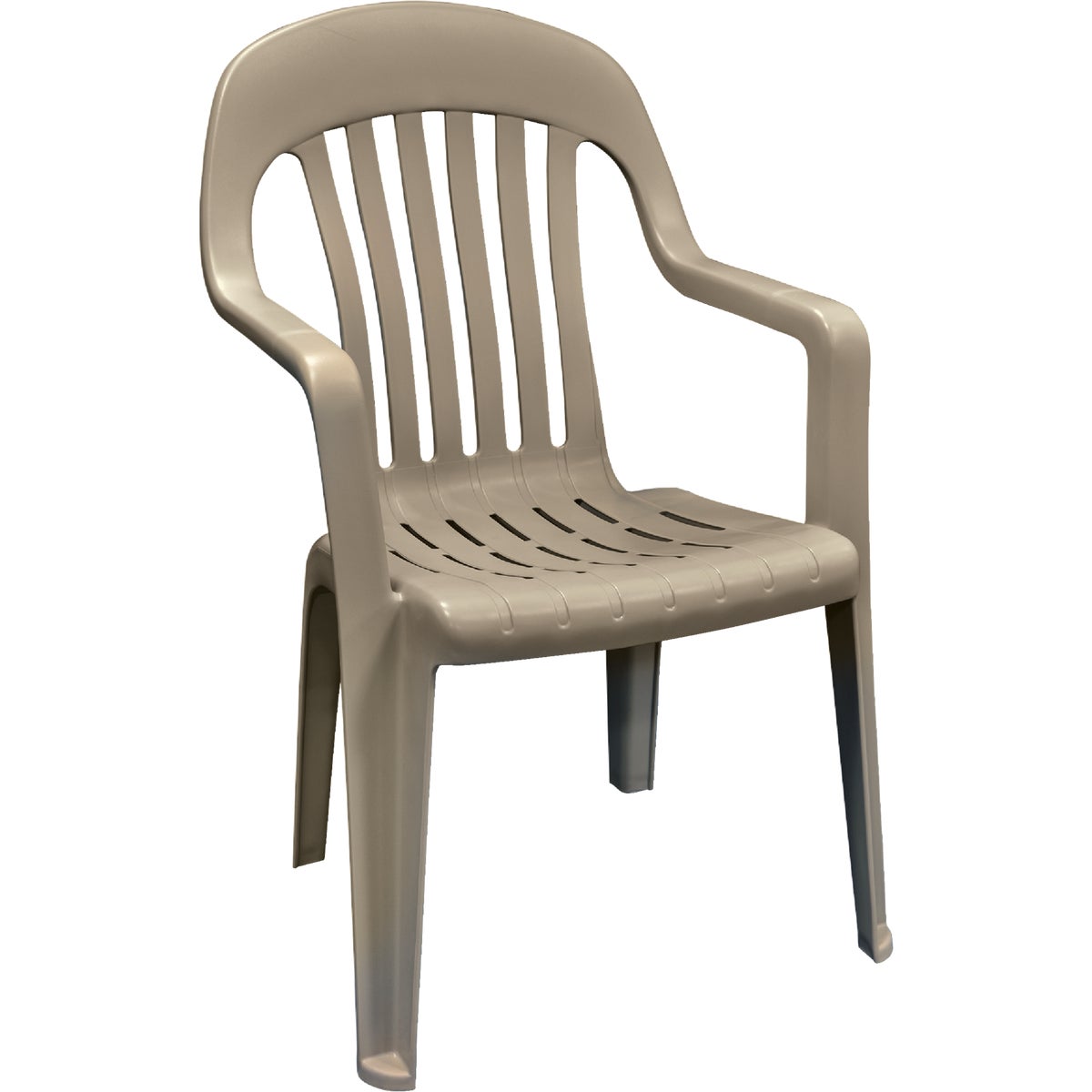 Adams Biscuit Resin High Back Stackable Chair