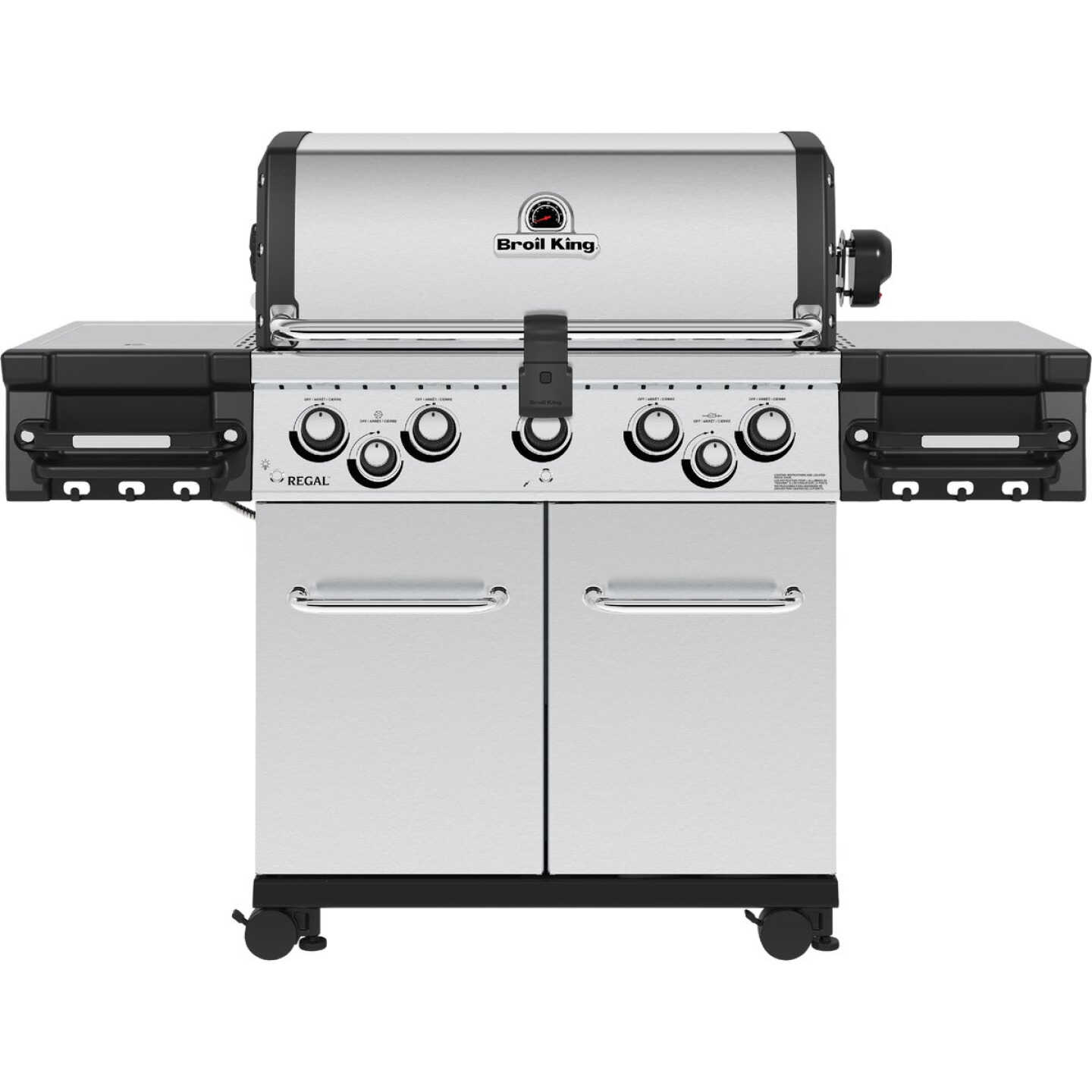 Broil King Regal S590 5-Burner Stainless Steel 55,000-BTU LP Gas Grill with 10,000-BTU Side -Burner Image 1