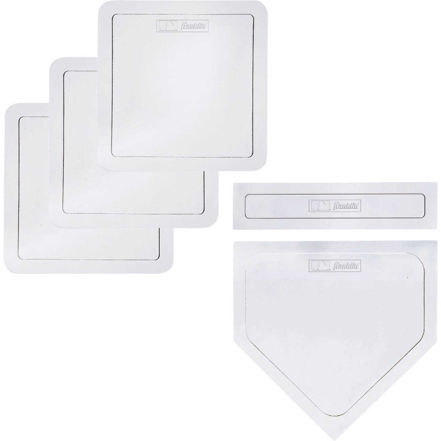Franklin Heavy-Duty Rubber Tan Baseball Base Set Image 2