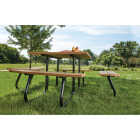 Jack Post 4-Sided Picnic Table Kit - Frame Only Image 2
