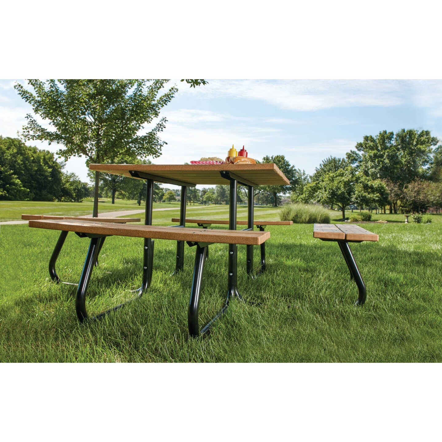 Jack Post 4-Sided Picnic Table Kit - Frame Only Image 2