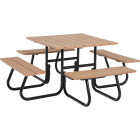 Jack Post 4-Sided Picnic Table Kit - Frame Only Image 7