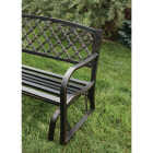 Outdoor Expressions Antique Bronze Steel Bronze Glider Image 5