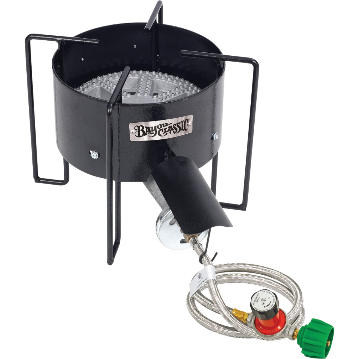 Bayou Classic 164,000 BTU Banjo Propane Gas Single Burner Cast Iron Outdoor Cooker