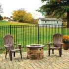 Adams Big Easy Earth Brown Resin Adirondack Chair Image 7