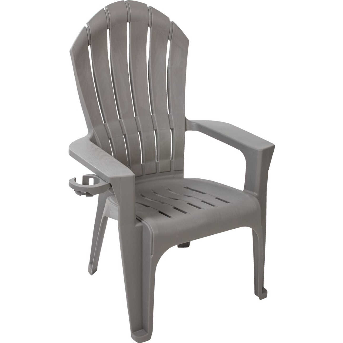 Adams Big Easy Gray Resin Adirondack Chair Image 1