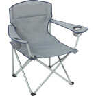 Outdoor Expressions Gray Sling Oversize Camp Folding Chair Image 1