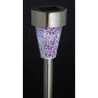 Outdoor Expressions Green, Red, or Purple 2.10 Lumens Stainless Steel Solar Path Light Image 5