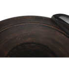 Outdoor Expressions 30 In. Antique Bronze Round Steel Fire Pit Image 4