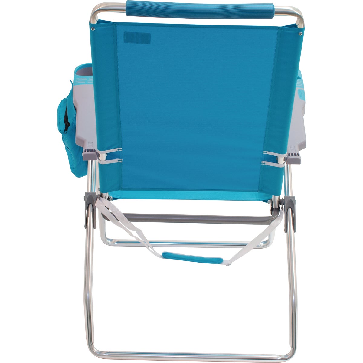 Rio Brands 4-Position Aluminum Folding Beach Chair with Insulated Pouch Image 7