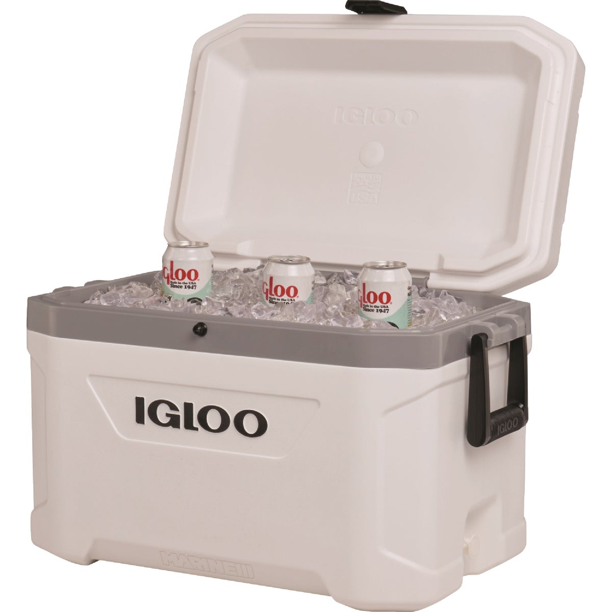 Igloo Marine Ultra 54 Qt. Cooler, White Image 5
