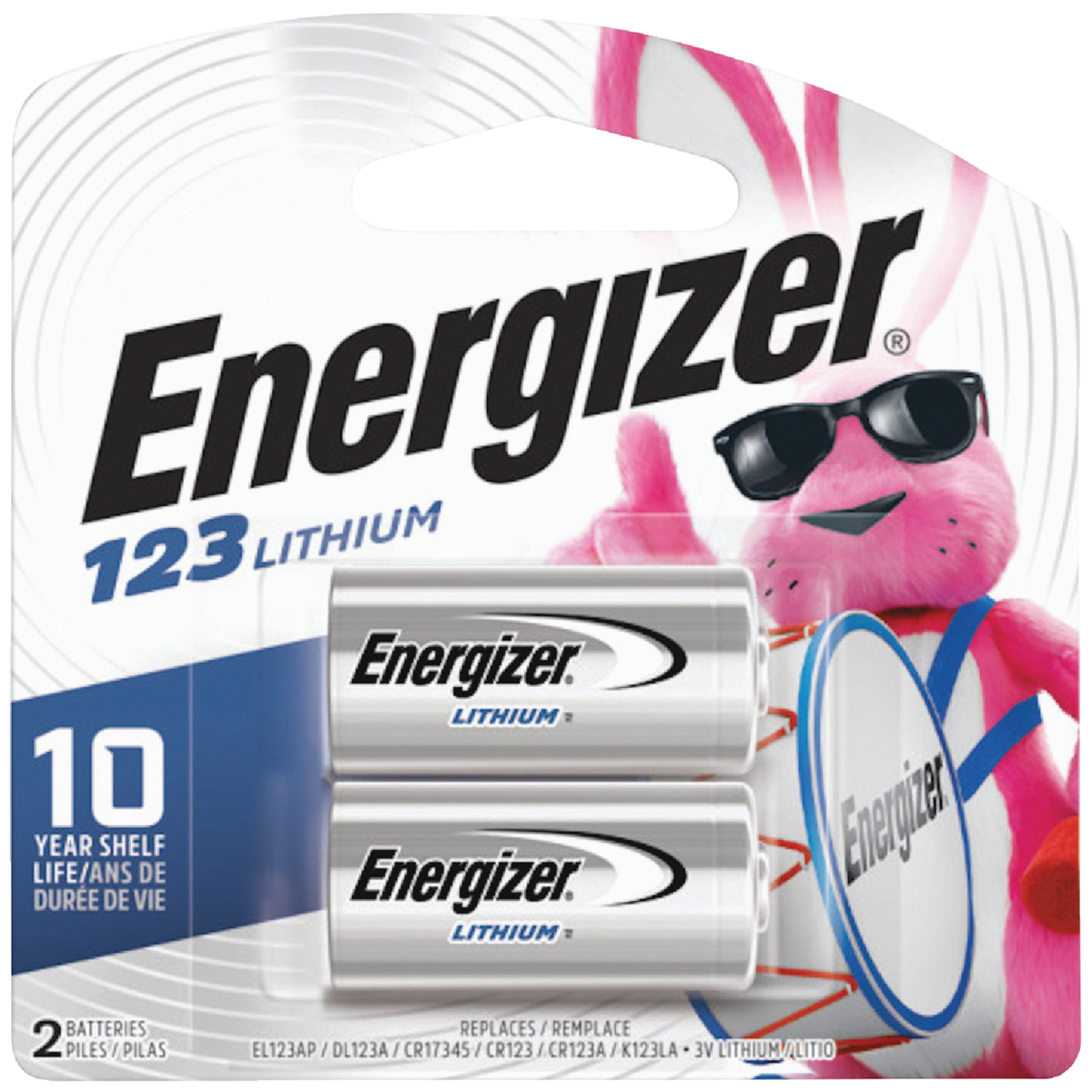 Energizer 123 Lithium 3V Photo Battery (2-Pack) Image 1