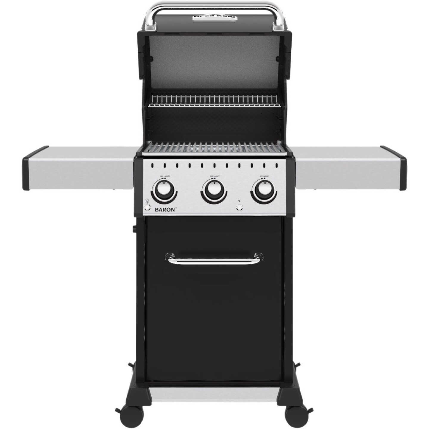 Broil King Baron 320 Pro 3-Burner Black 32,000 BTU Natural Gas Grill Image 5