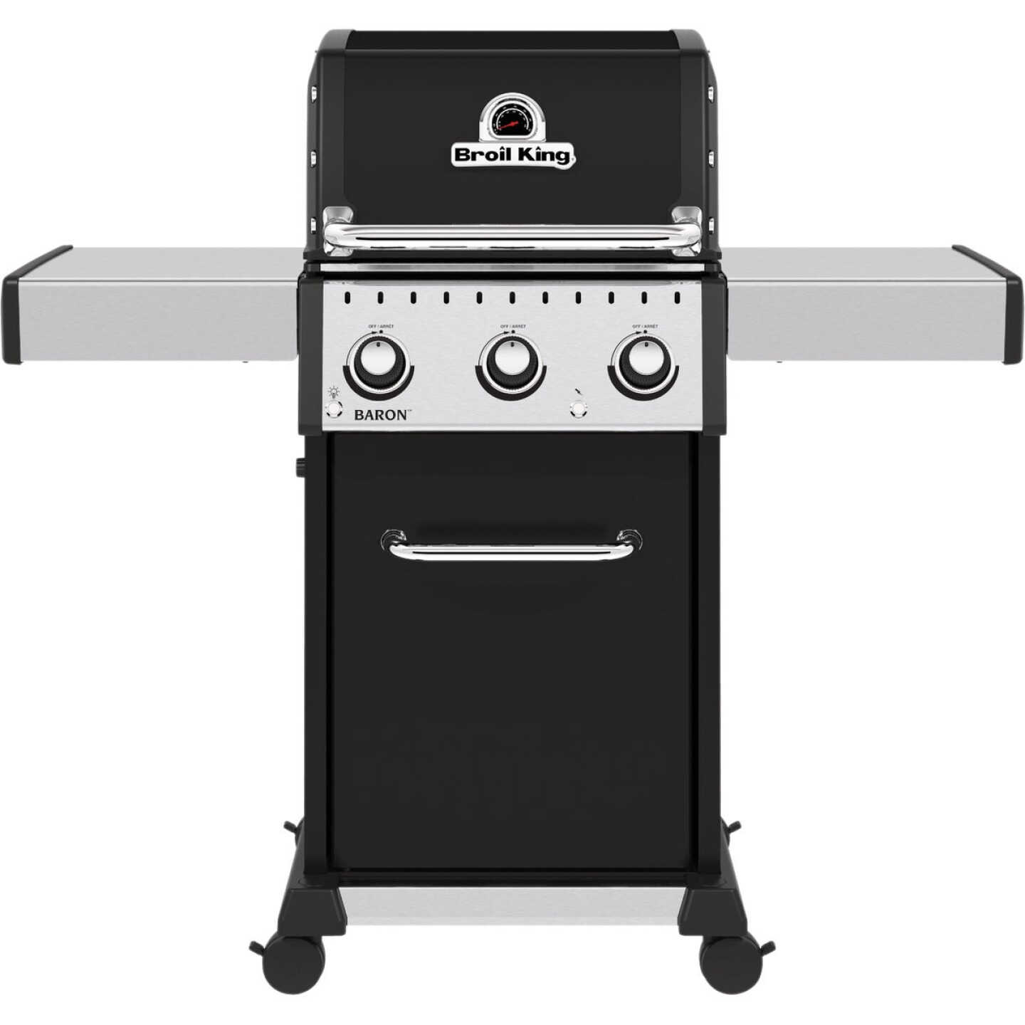Broil King Baron 320 Pro 3-Burner Black 32,000 BTU Natural Gas Grill Image 1