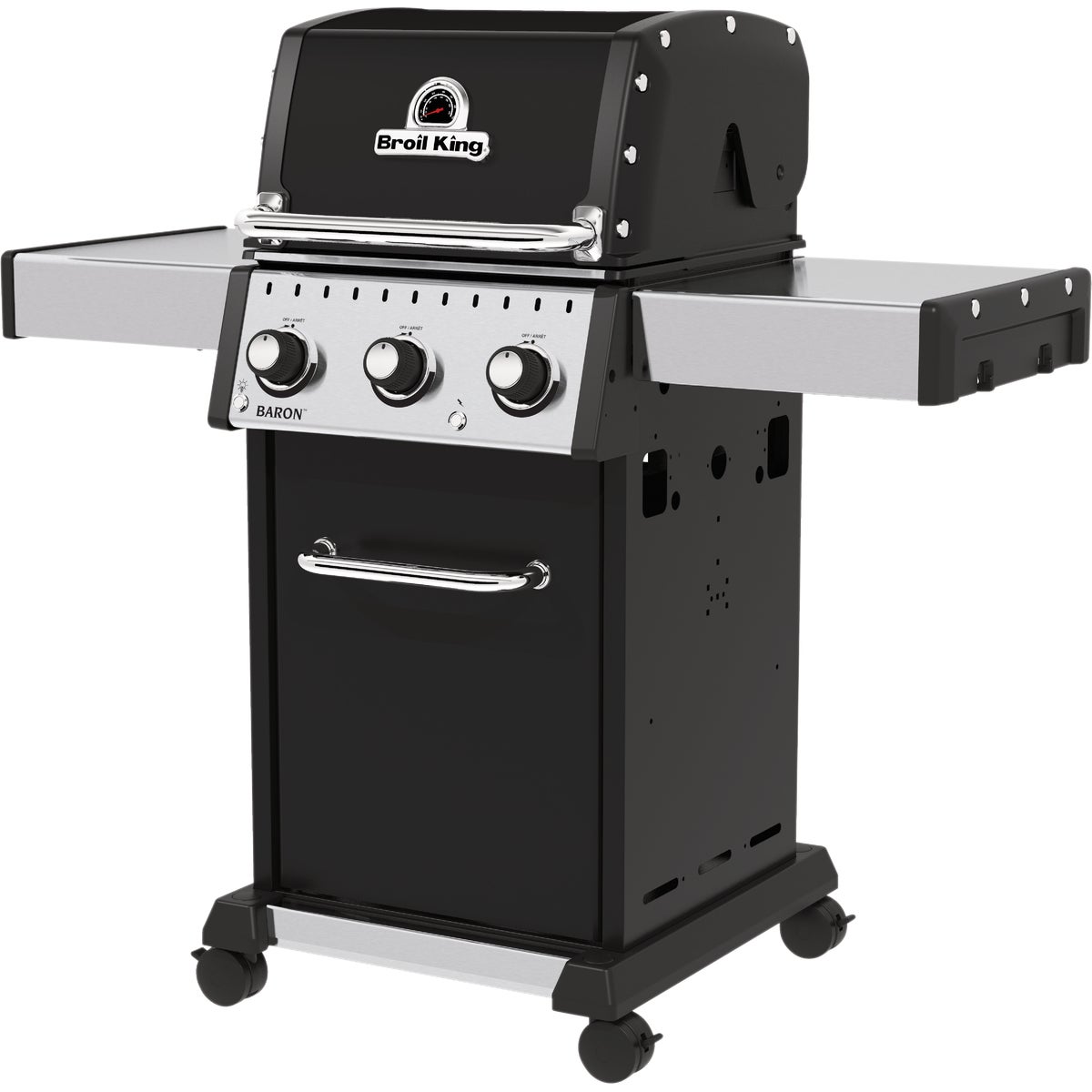 Broil King Baron 320 Pro 3-Burner Black 32,000 BTU Natural Gas Grill Image 3
