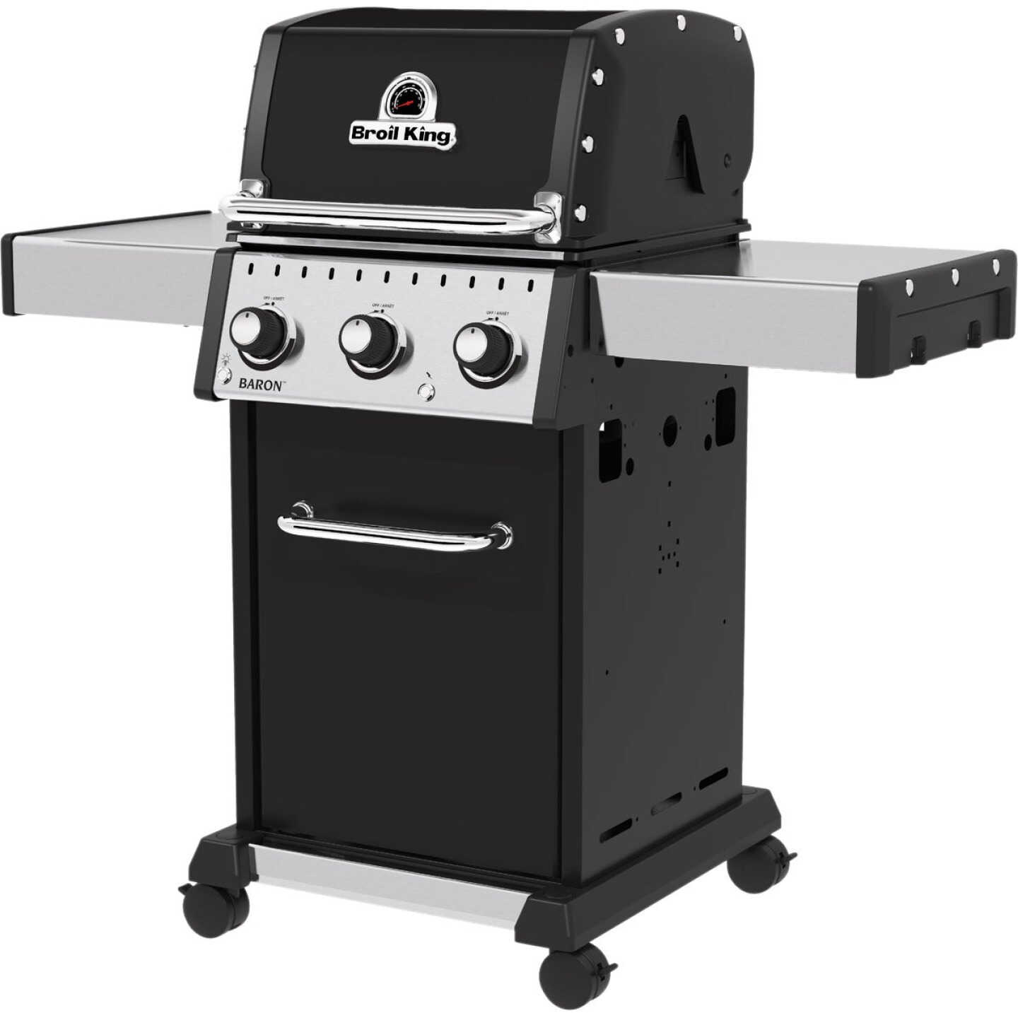 Broil King Baron 320 Pro 3-Burner Black 32,000 BTU Natural Gas Grill Image 3