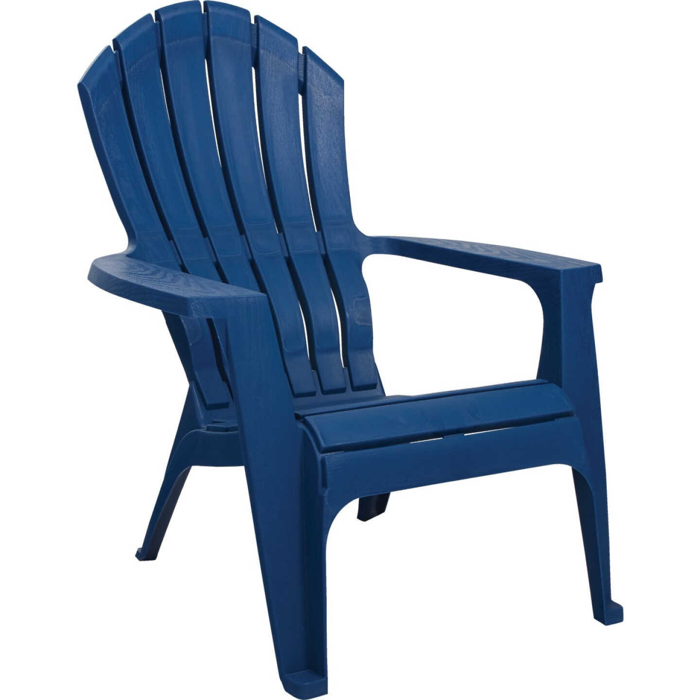 Adams RealComfort Monaco Blue Resin Adirondack Chair Image 1